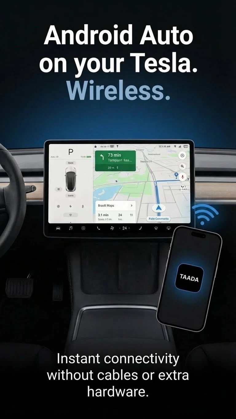 TaaDa: Android Auto for Tesla screenshot